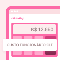 Calculadora de Custo Total de Funcionário CLT 2026 - Benway