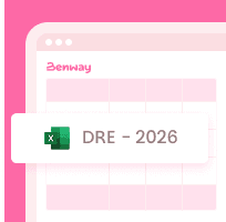 Planilha DRE - Demonstração do Resultado do Exercício 2026 - Benway